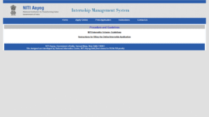 NITI Internship Scheme