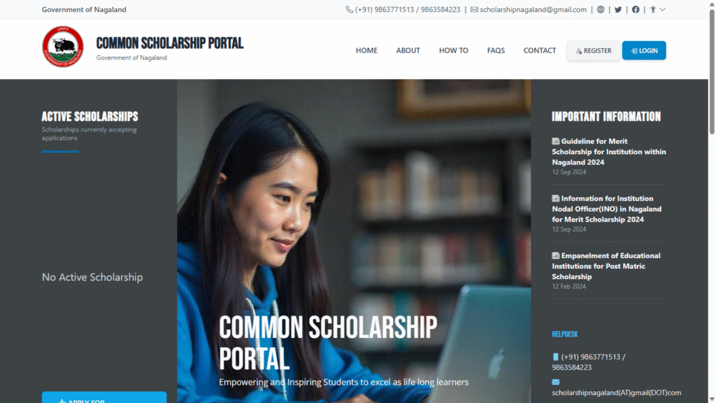Nagaland State Merit Scholarship