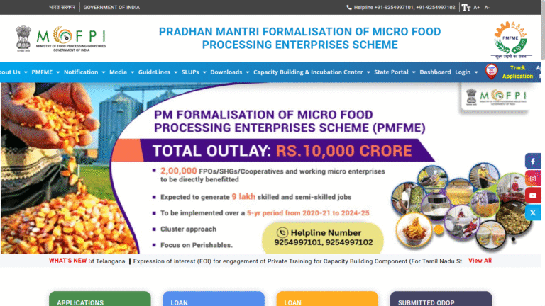 Pradhan Mantri Formalisation Of Micro Food Processing Enterprises