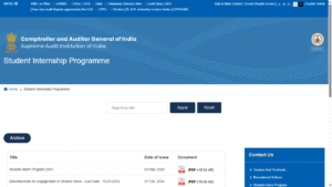 Student Internship Programme