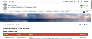 Union Territory of Lakshadweep Pension Scheme for Widows