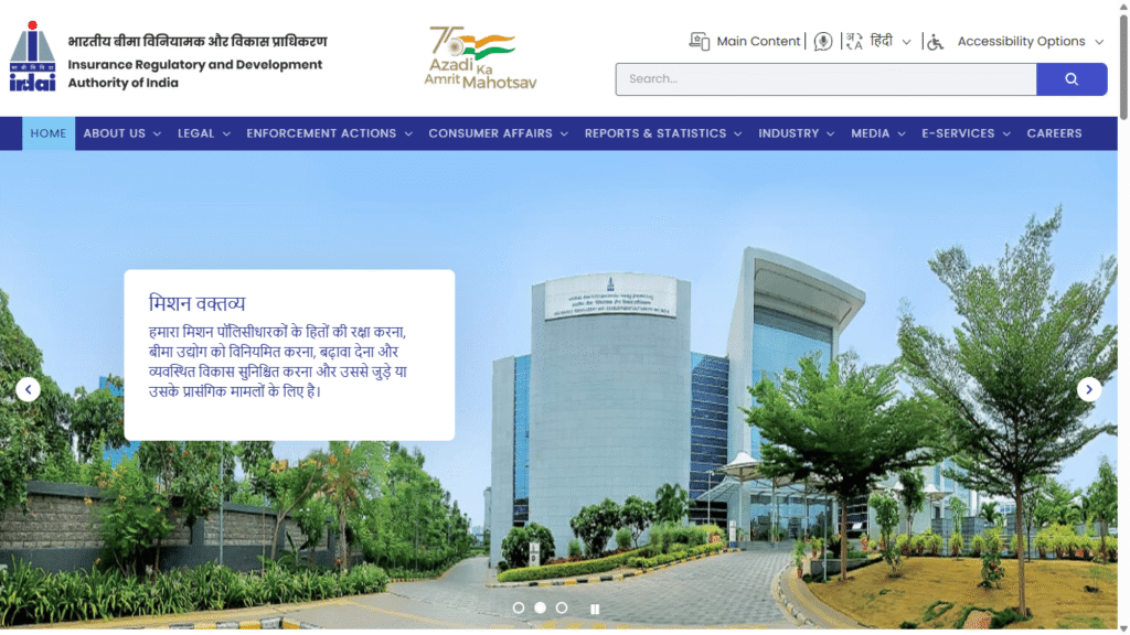 Insurance Regulatory and Development Authority of India