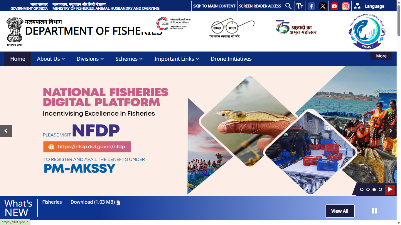 National Scheme Of Welfare Of Fishermen