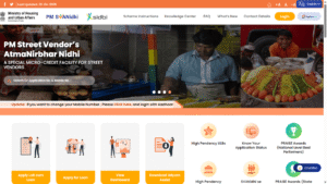 PM Street Vendor’s AtmaNirbhar Nidhi (PM SVANidhi)
