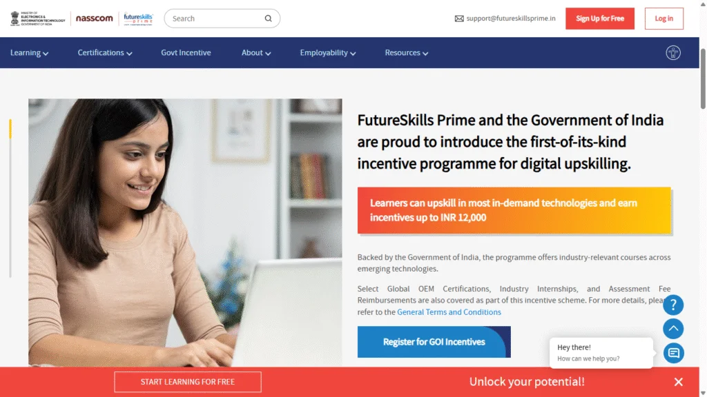 FutureSkills Prime Incentive Program