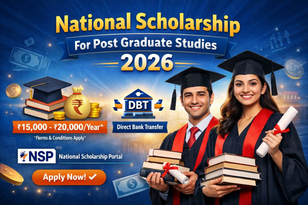 National Scholarship For Post Graduate Studies 2026