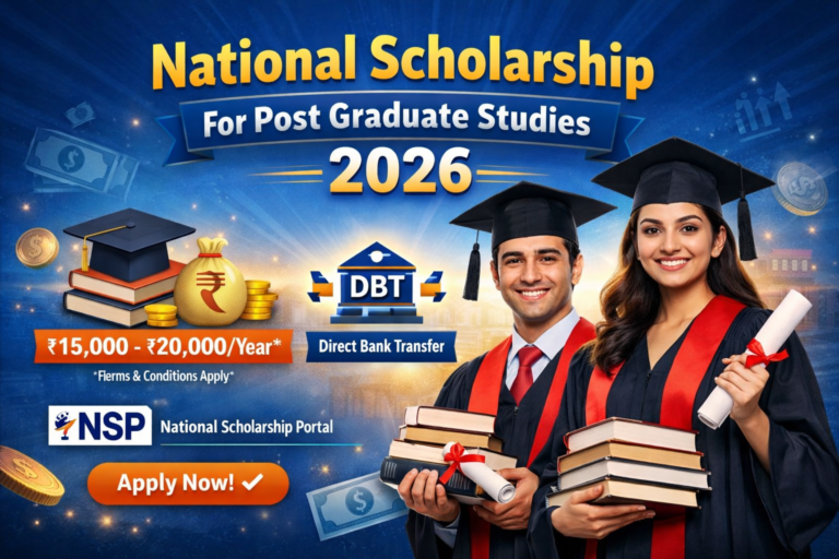 National Scholarship For Post Graduate Studies 2026