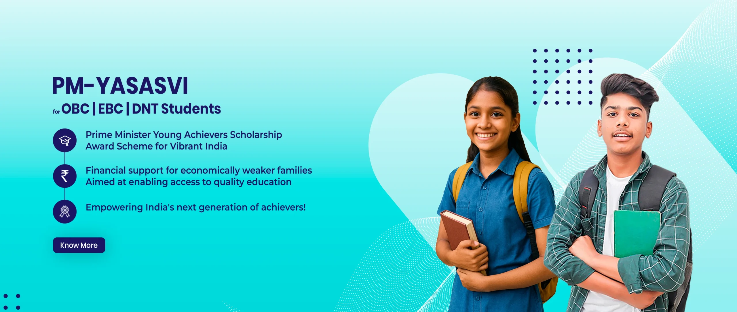 PM-YASASVI Top Class School Education for OBC, EBC and DNT Students