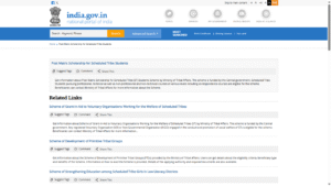 Post Matric Scholarship Scheme For The Students Belonging To Scheduled Tribe For Studies In India