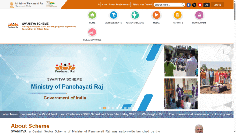 SVAMITVA Yojana (Survey of Villages and Mapping with Improvised Technology in Village Areas)