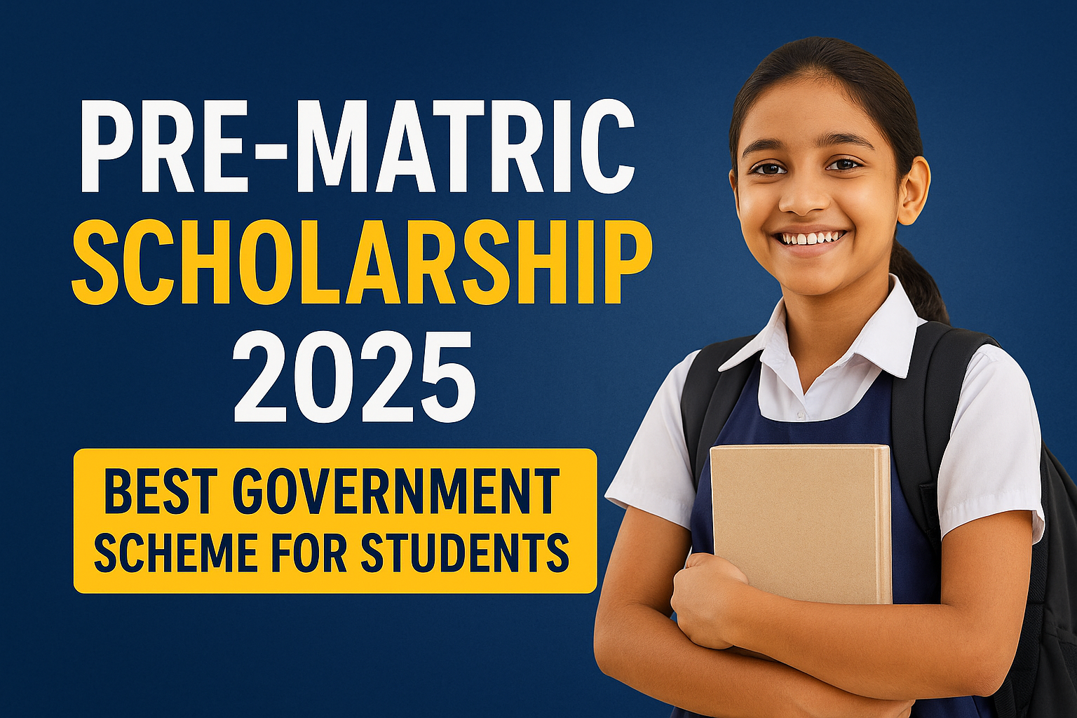 Pre-Matric Scholarship 2025 विद्यार्थियों के लिए Best सरकारी स्कॉलरशिप योजना