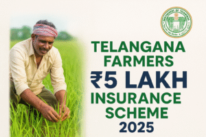 ₹ 5 Lakh Insurance Cover To Farmers Scheme Telangana 2025