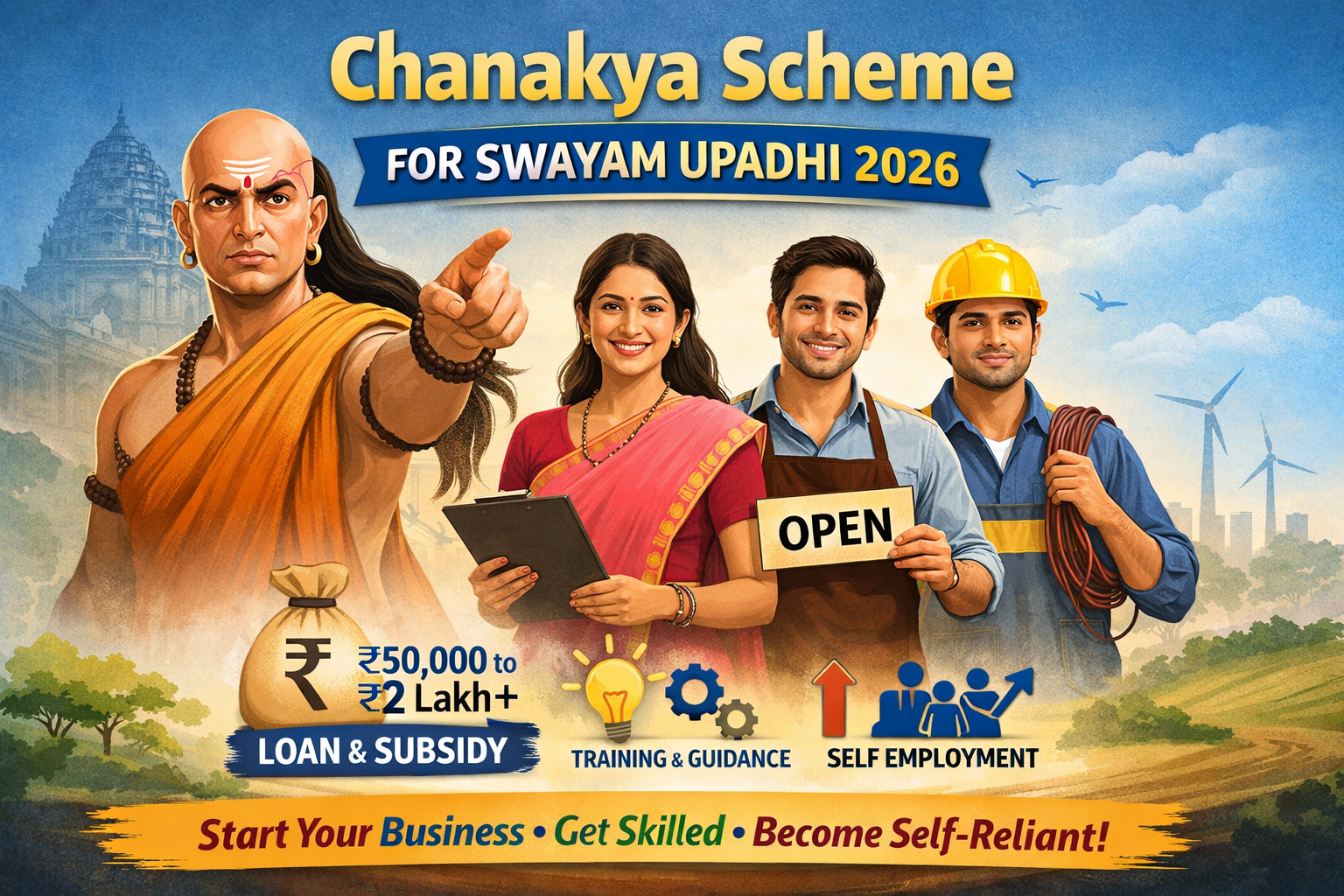 Chanakya Scheme for Swayam Upadhi 2026