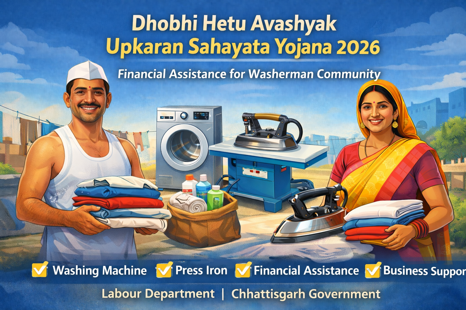 Dhobhi Hetu Avashyak Upkaran Sahayata Yojana 2026