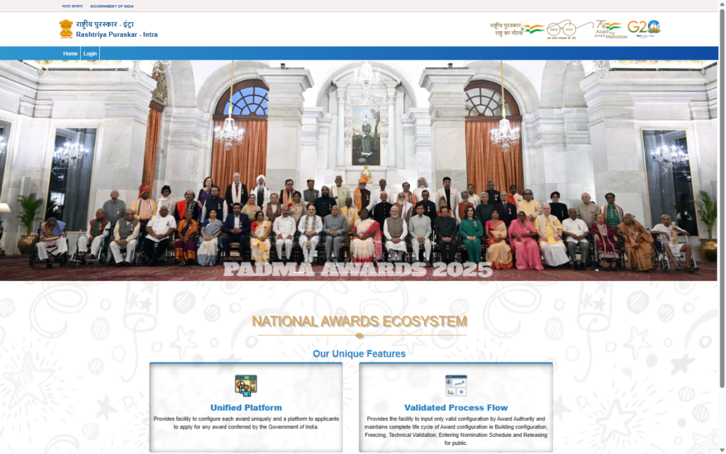 Rashtriya Puraskar - Intra