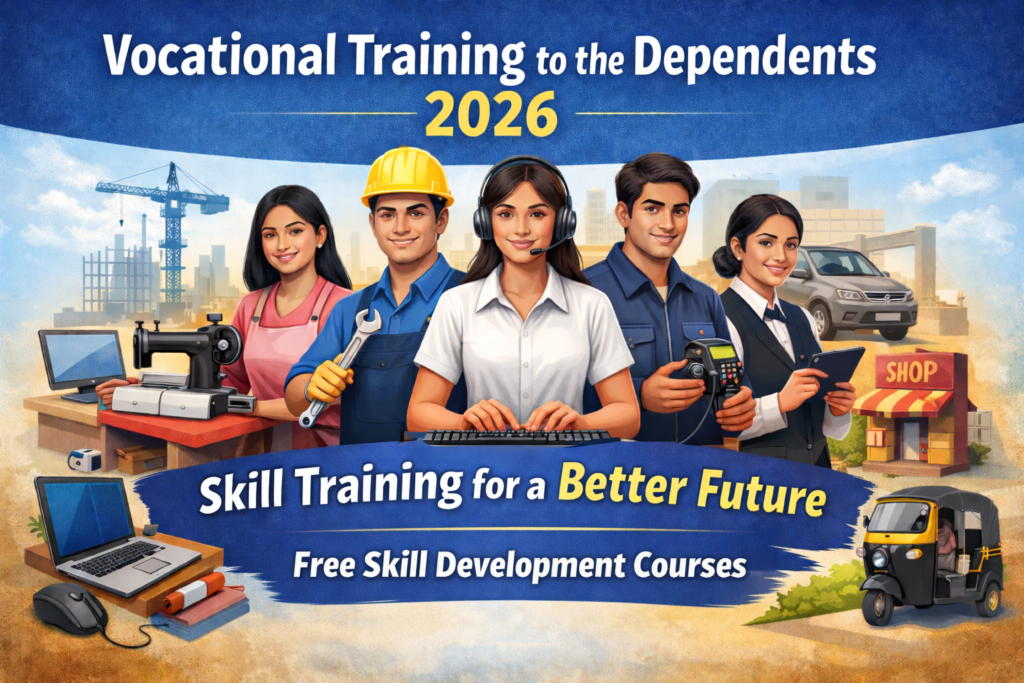 Vocational Training to the Dependents 2026