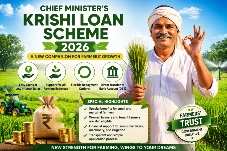 Chief Minister's Krishi Rinn Yojana 2026