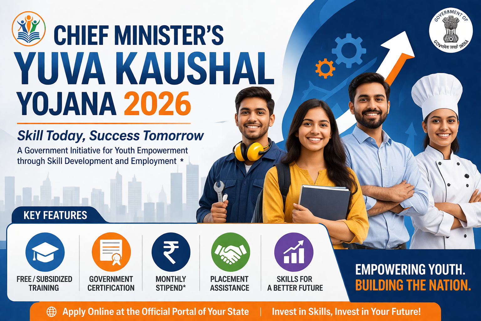Chief Minister’s Yuva Kaushal Yojana 2026