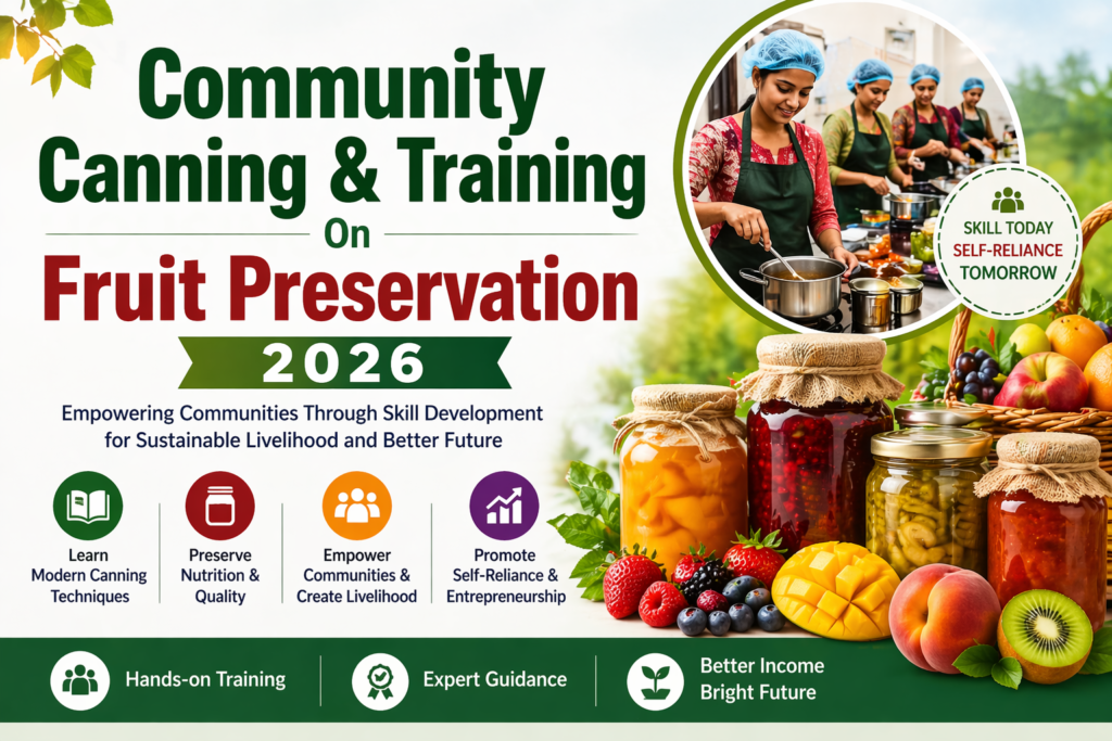 Community Canning & Training On Fruit Preservation