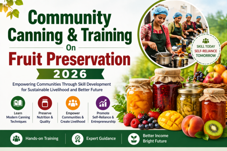 Community Canning & Training On Fruit Preservation