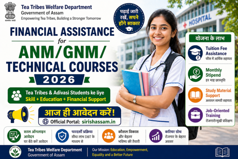 Financial Assistance for ANMGNMTechnical Courses