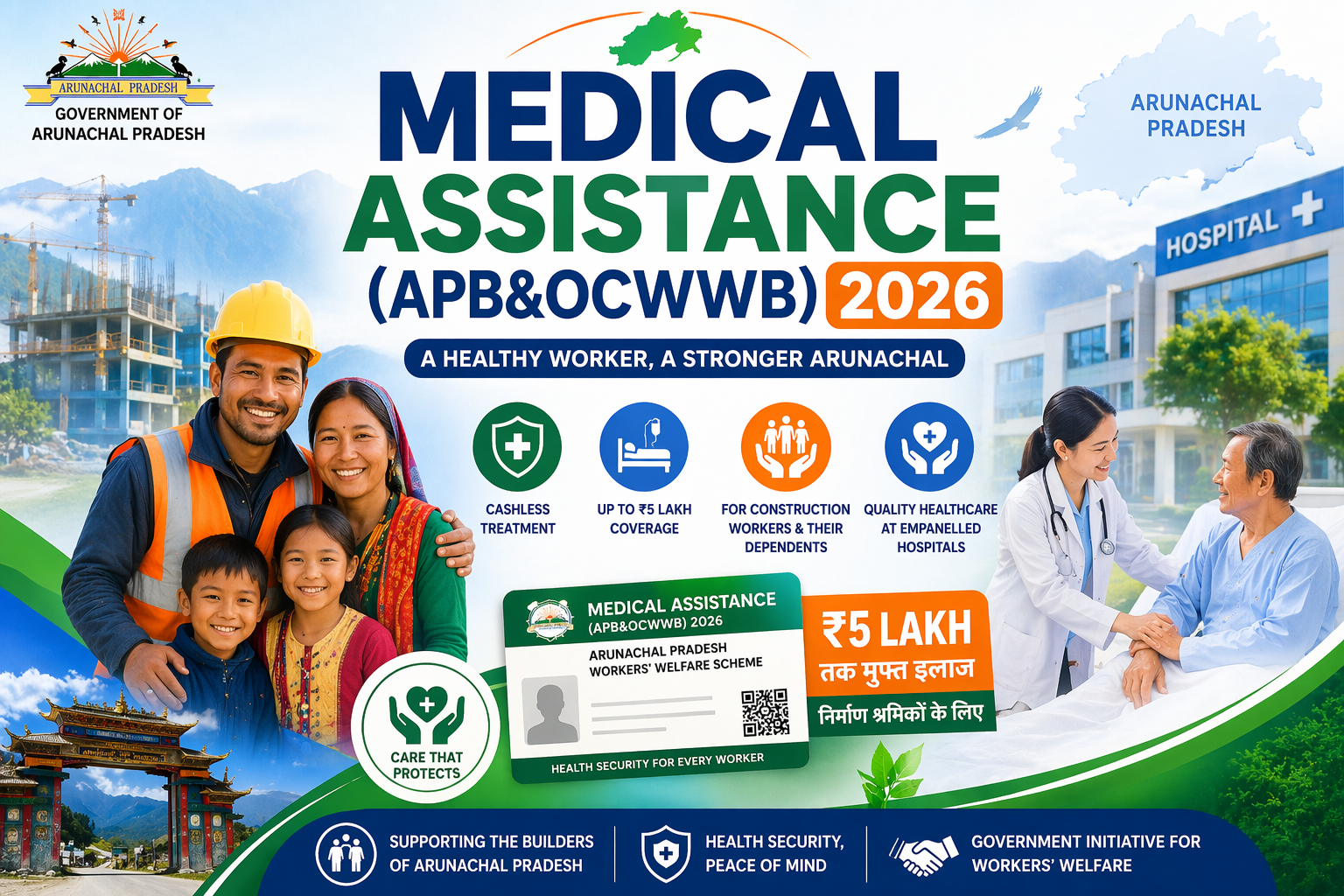 Medical assistance for Arunachal workers