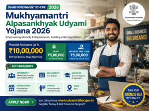 Mukhyamantri Alpasankhyak Udyami Yojana 2026