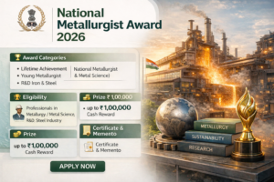 National Metallurgist Award 2026
