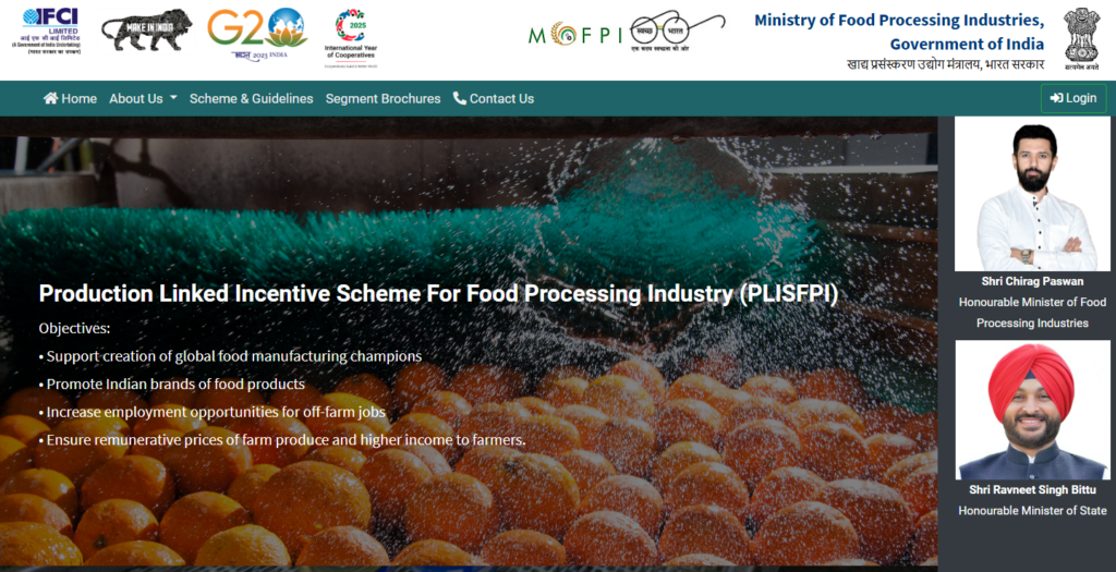PLI Scheme for Food Processing Industry 2026