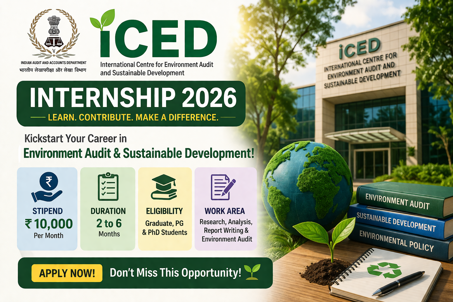 nternational Centre for Environment Audit and Sustainable Development (iCED)