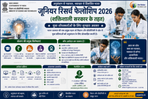 Junior Research Fellowship 2026 Powerful Government Opportunity Brings Massive Benefits for Students
